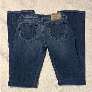 True Religion Becca Blue Straight Leg Jeans